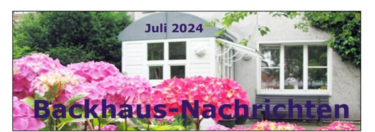 Die Backhaus-Nachrichten 3/2024