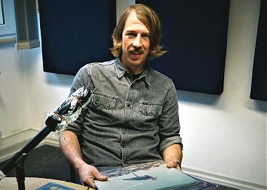 Michael Rölver im Studio (Foto: Klaus Blödow)