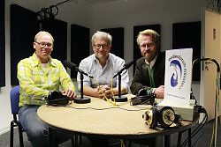 (Bild: medienforum münster e.V.) Der neue Vorstand des medienforum münster e.V.: v.l. Ralf Clausen, Torsten Henseler, Johannes Wentzel